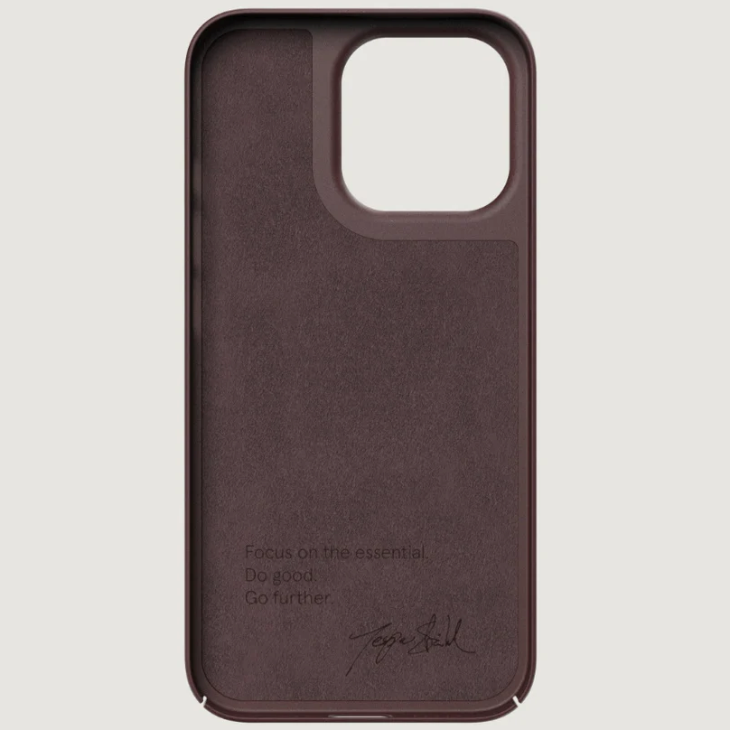 Nudient Thin Case V3 iPhone 13 Pro Cover - Sangria Red
