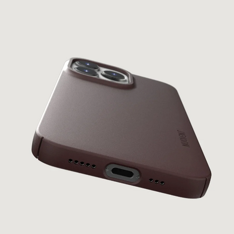 Nudient Thin Case V3 iPhone 13 Pro Cover - Sangria Red