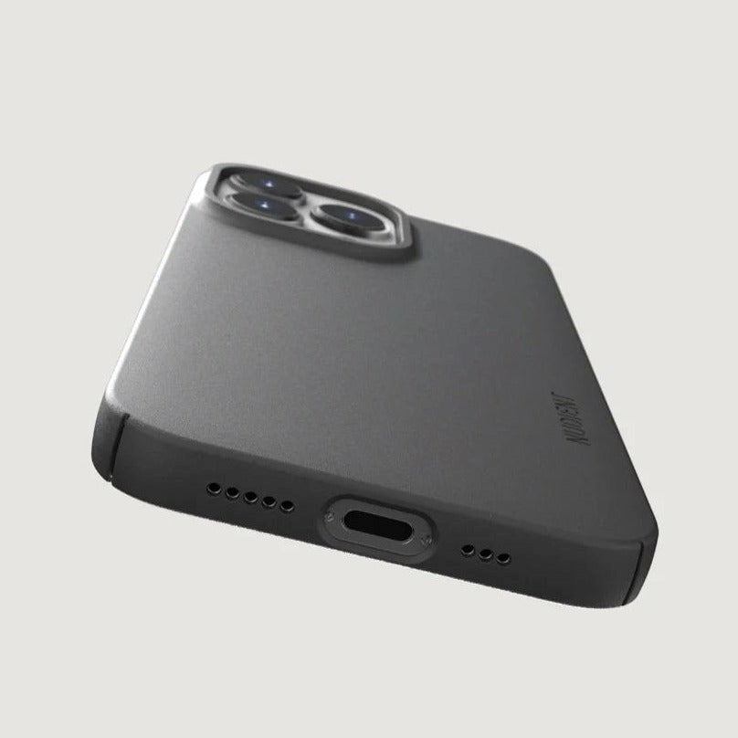 Nudient Thin Case V3 iPhone 13 Pro Cover - Stone Grey