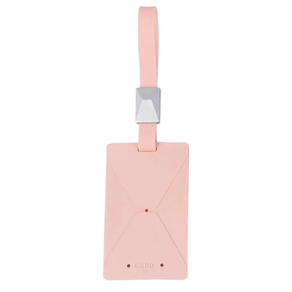 Tesla Model 3 (2017-23) / Model Y (2021-23) Card Key Silikone Cover m. Strop - Pink