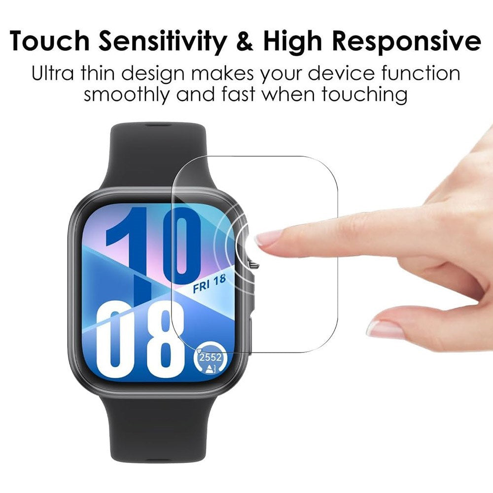 Huawei Watch Fit 4 Beskyttelsesfilm - 3 stk - Gennemsigtig