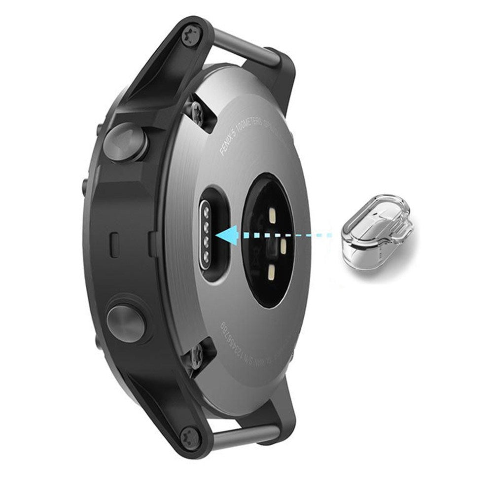 Silikone Støvbeskyttelsesprop til Garmin Forerunner 955 / 255 / 255S - Sort