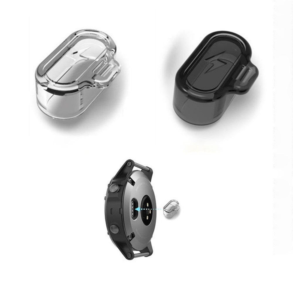 Silikone Støvbeskyttelsesprop til Garmin Forerunner 955 / 255 / 255S - Sort