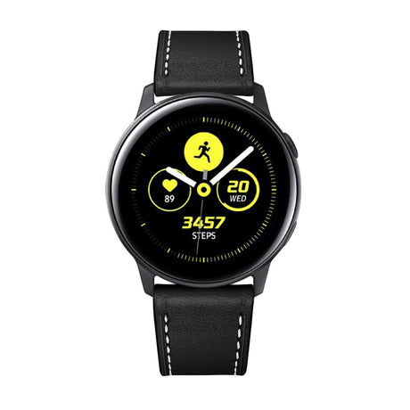 Universal Smartwatch Læder Rem (20mm) - Sort / Brun