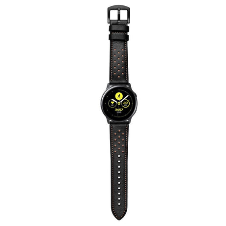 Smartwatch Universal Læder Rem (22mm) - Sort / Brun