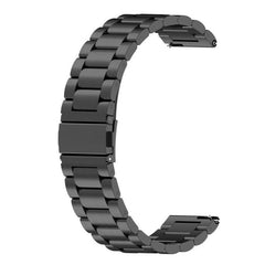 Smartwatch Rem Rustfri Stål (20mm) - Sort