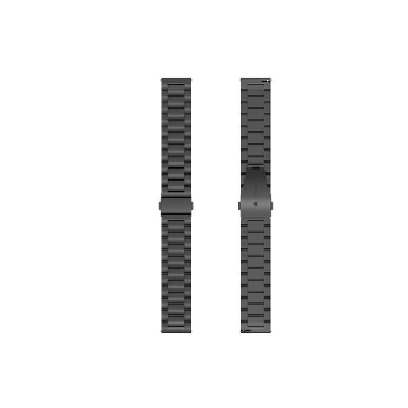 Smartwatch Rem Rustfri Stål (20mm) - Sort