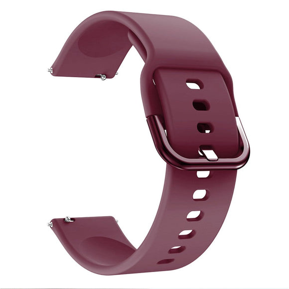 Smartwatch Silikone Rem (20mm) - Bordeux