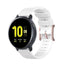 Smartwatch Silikone Rem (20mm) Prikket - Hvid / Rose Gold
