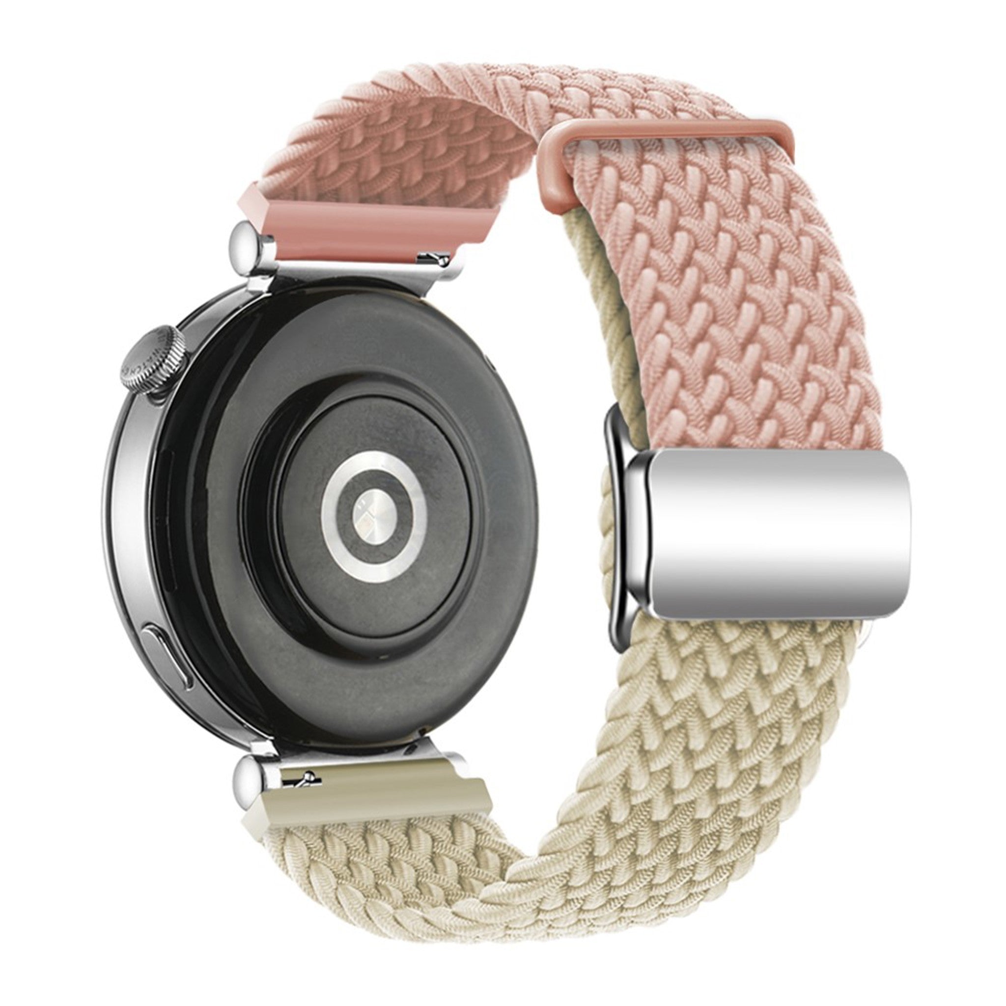 Universal 18mm EIDERWOOD Woven Urrem - Lyserød / Beige
