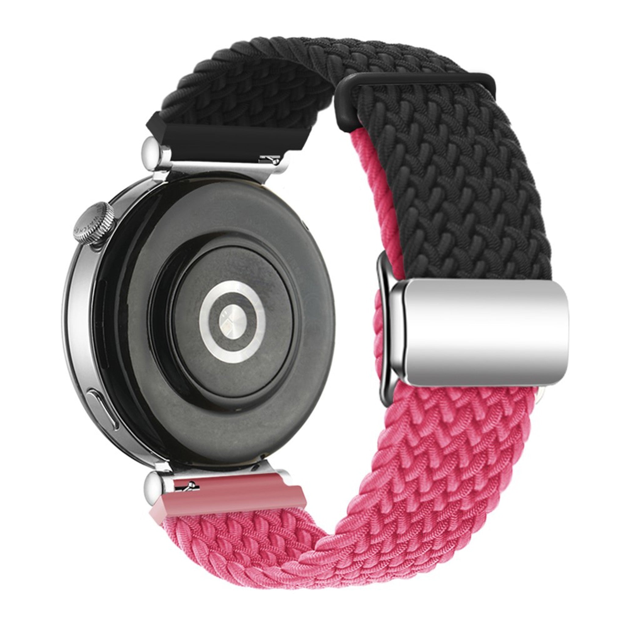 Universal 18mm EIDERWOOD Woven Urrem - Sort / Pink