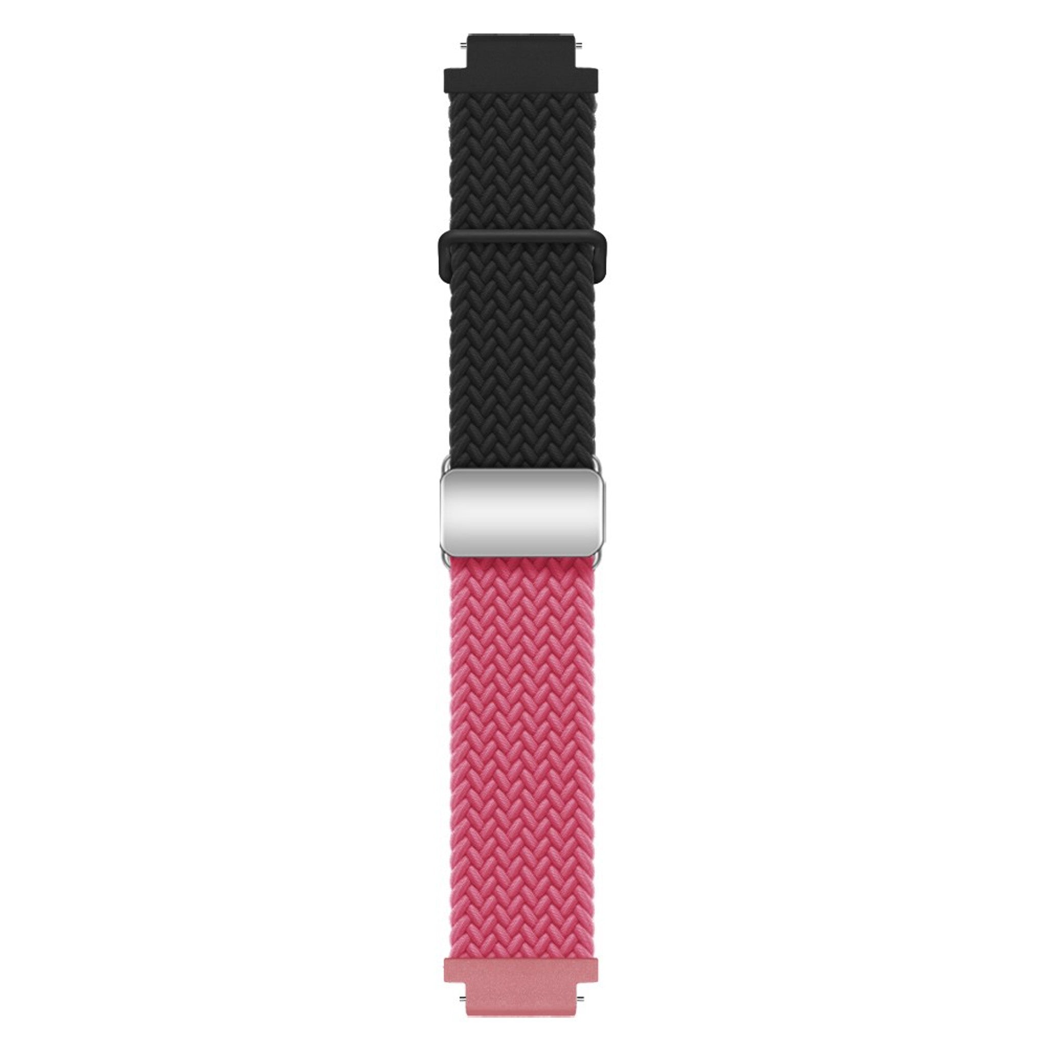 Universal 18mm EIDERWOOD Woven Urrem - Sort / Pink