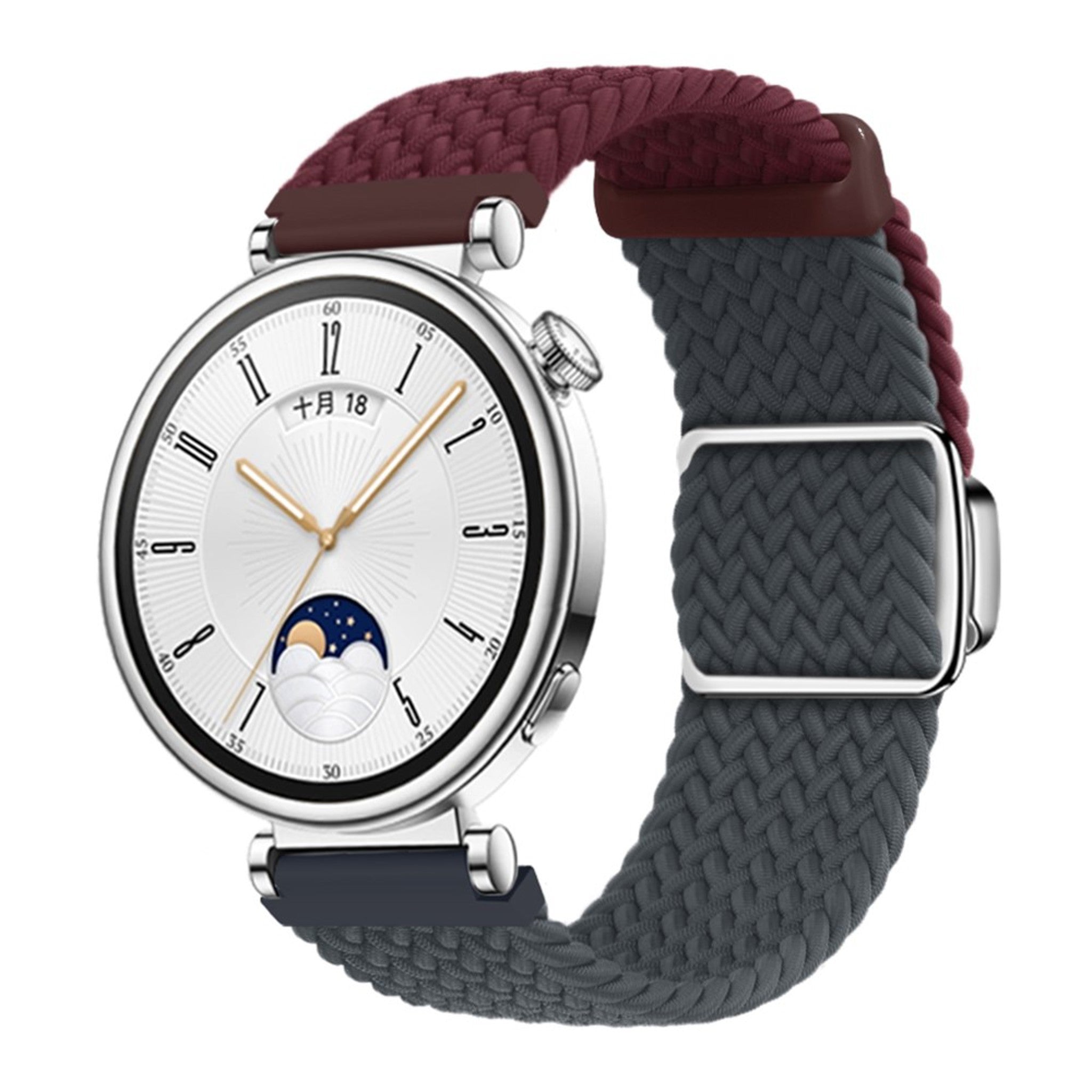 Universal 18mm EIDERWOOD Woven Urrem - Rød / Blå