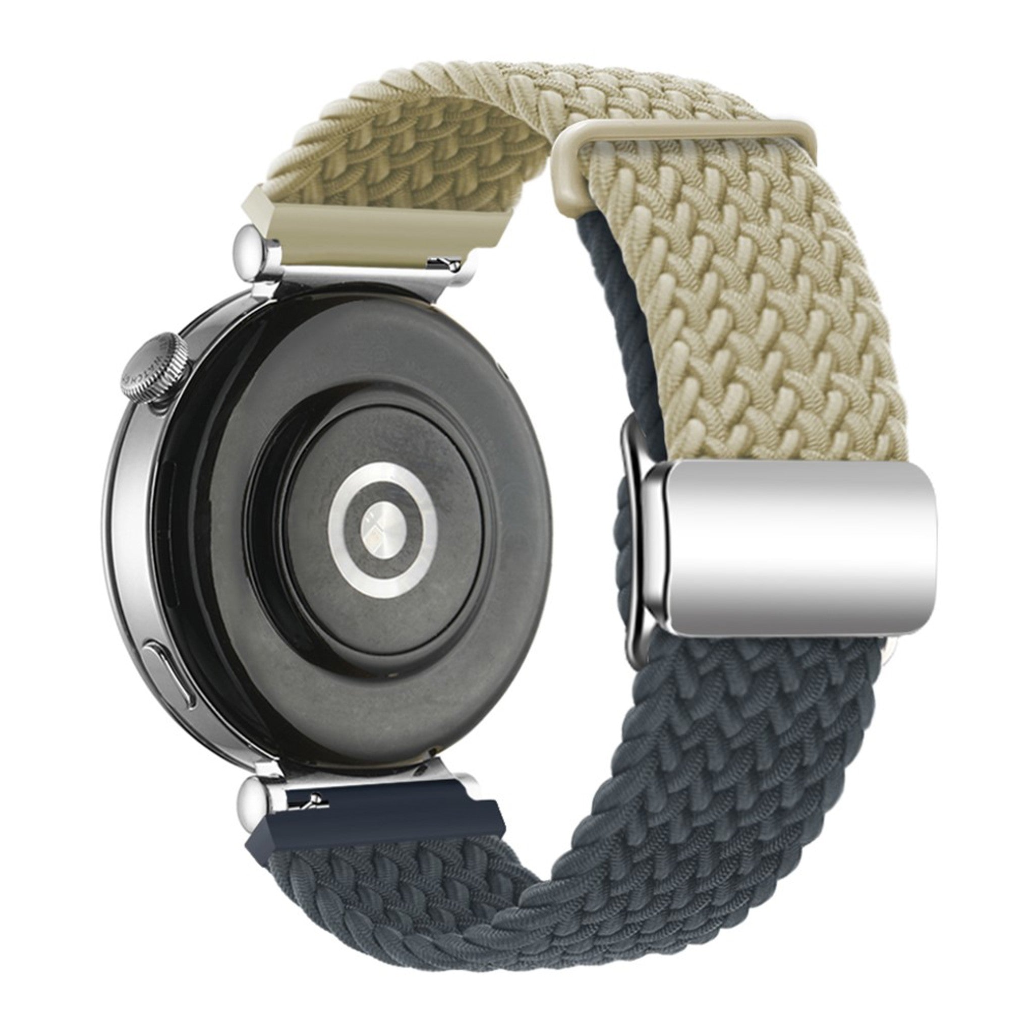 Universal 18mm EIDERWOOD Woven Urrem - Beige / Mørkeblå