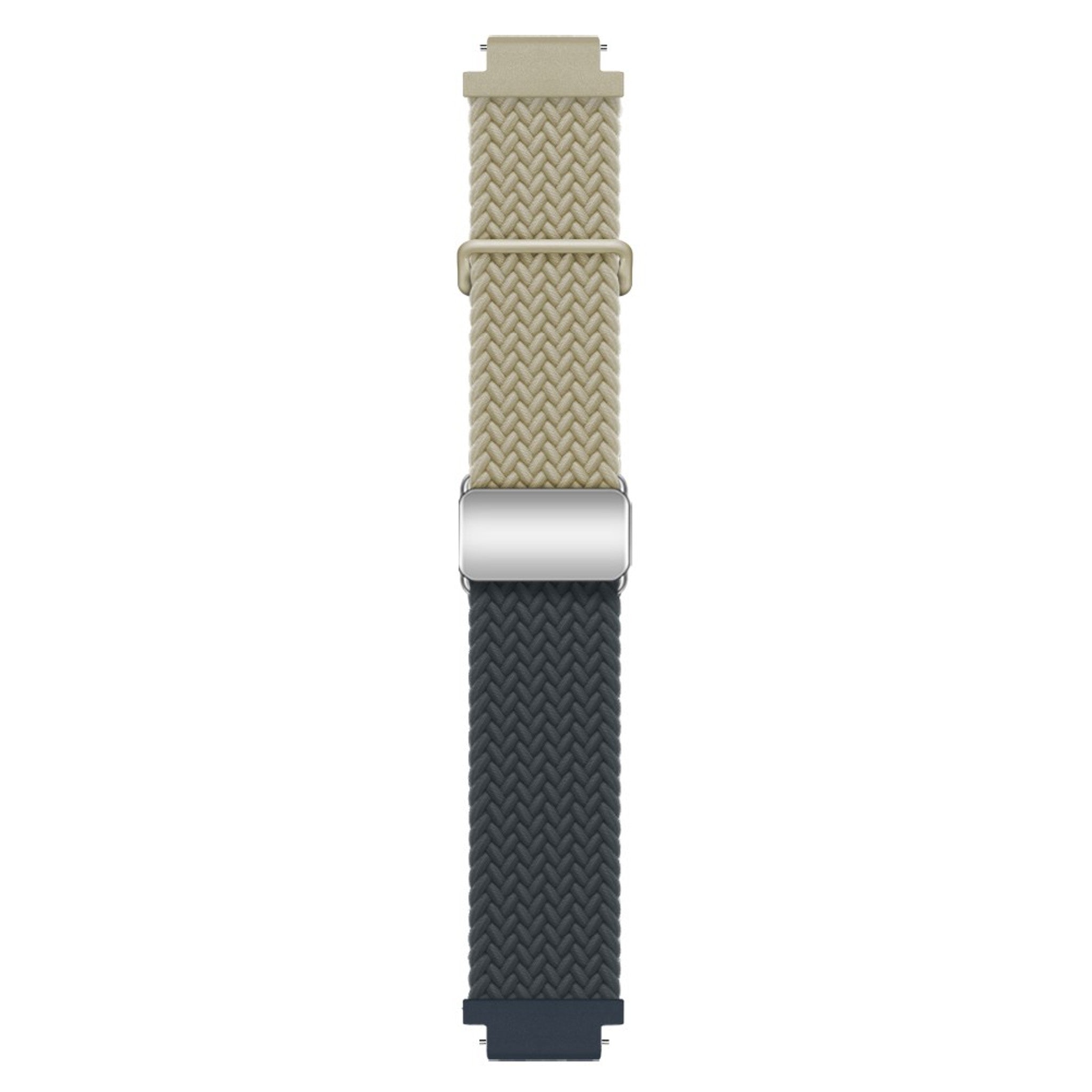 Universal 18mm EIDERWOOD Woven Urrem - Beige / Mørkeblå