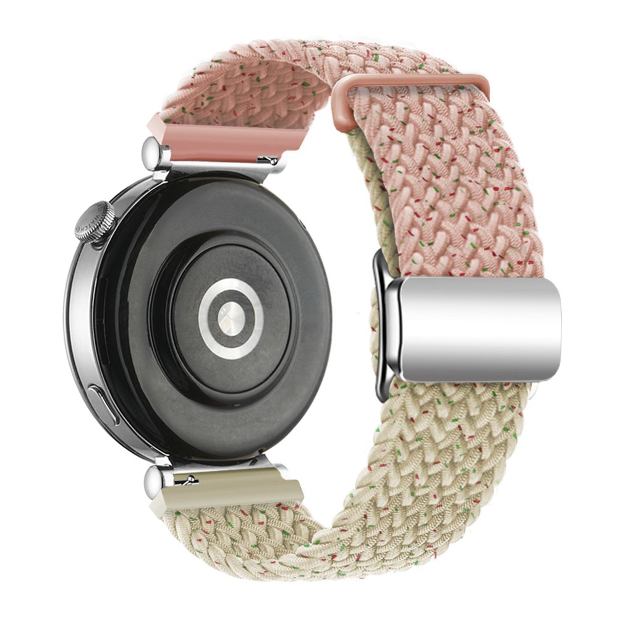 Universal 18mm EIDERWOOD Woven Urrem - Konfetti Lyserød / Beige