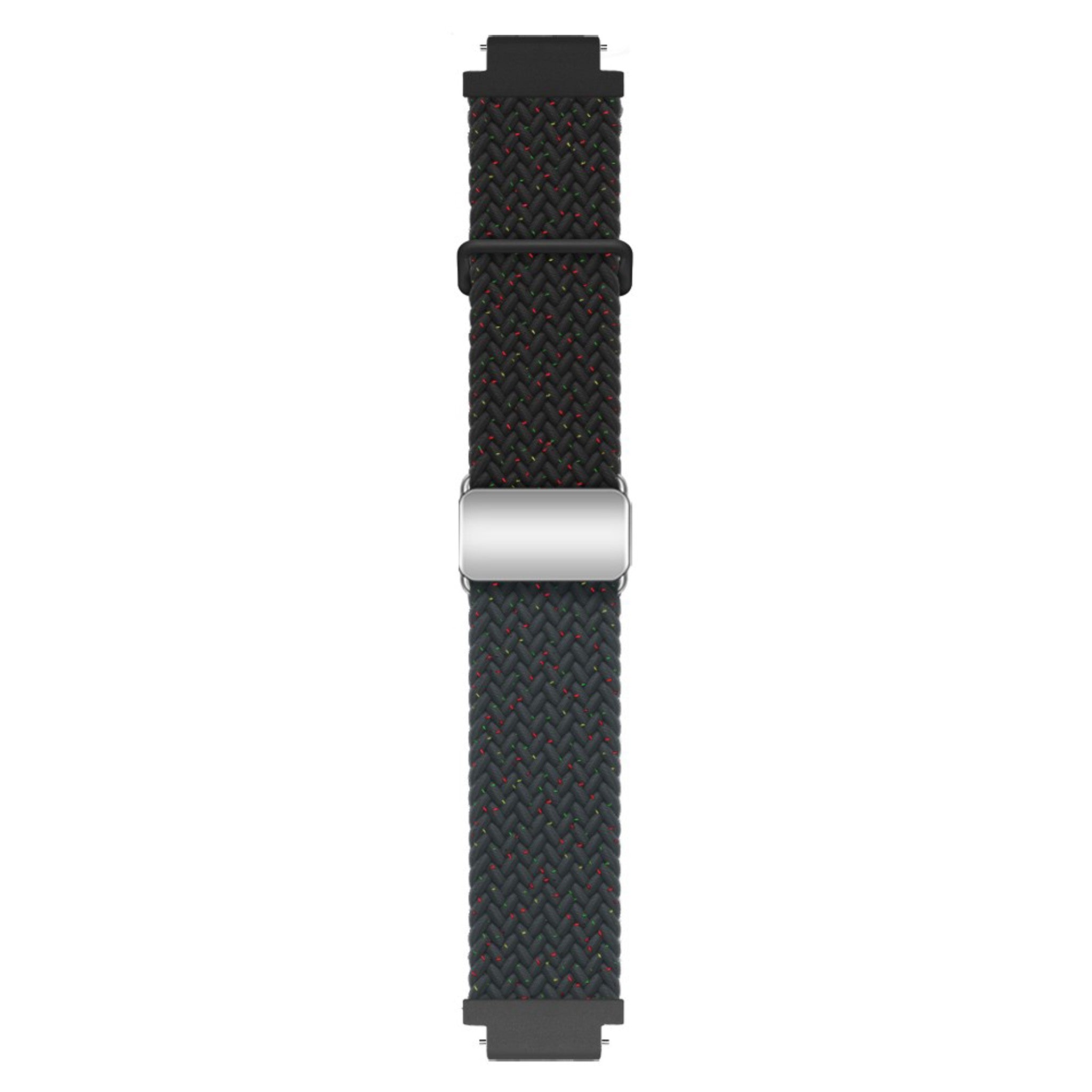 Universal 18mm EIDERWOOD Woven Urrem - Sort / Blå