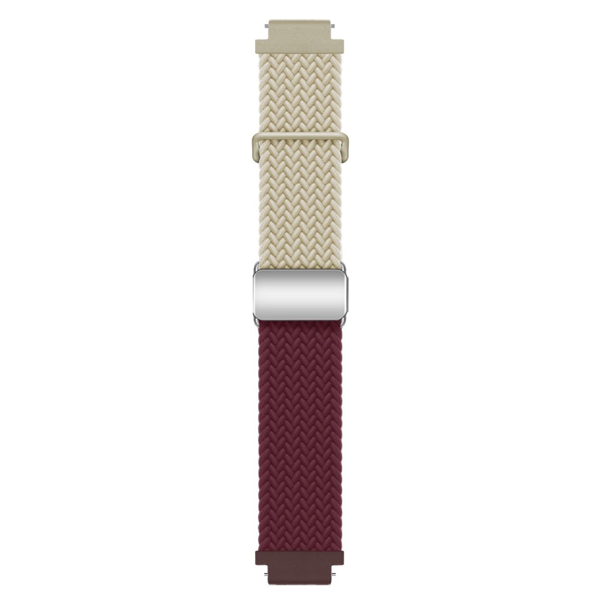 Universal 18mm EIDERWOOD Woven Urrem - Beige / Rød