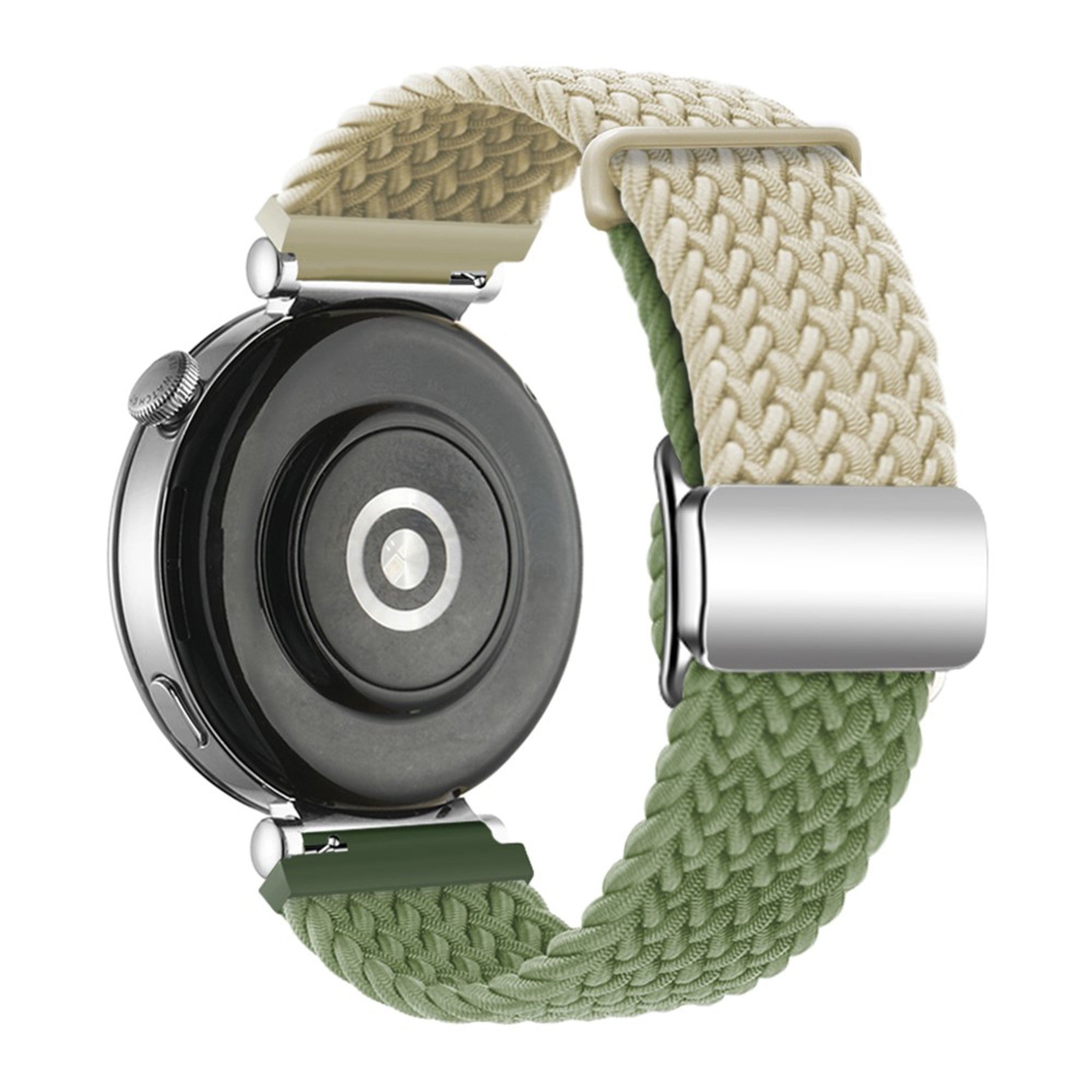 Universal 18mm EIDERWOOD Woven Urrem - Beige / Grøn