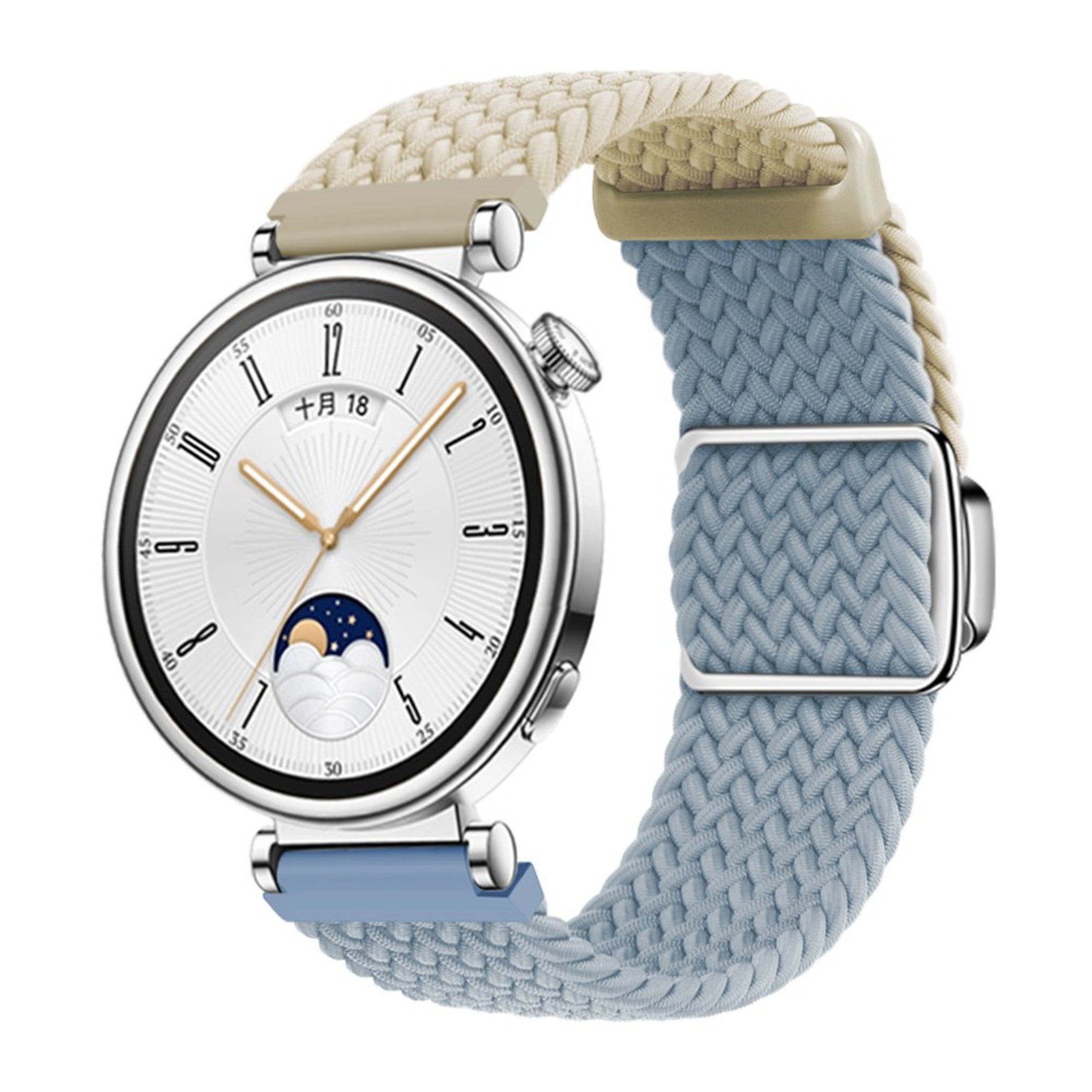Universal 18mm EIDERWOOD Woven Urrem - Beige / Blå