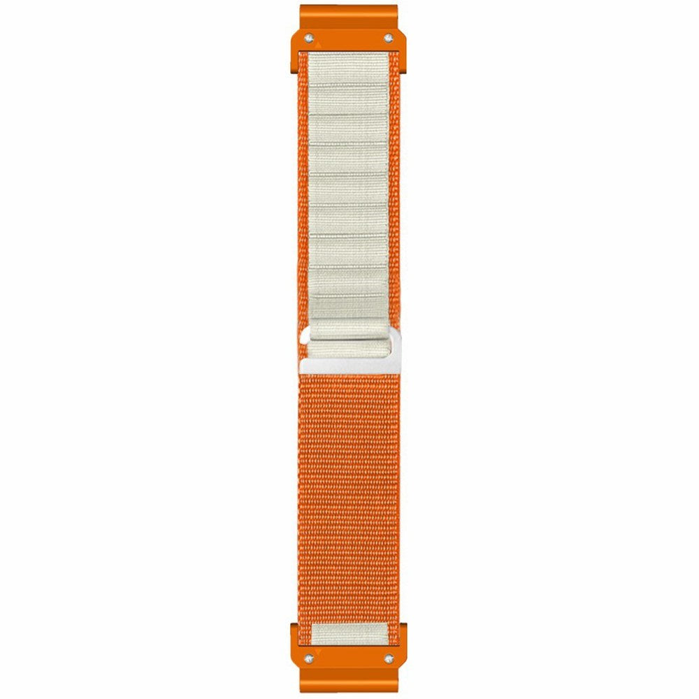 Universal Garmin 22mm QuickFit EIDERWOOD Nylon Rem - Orange / Beige