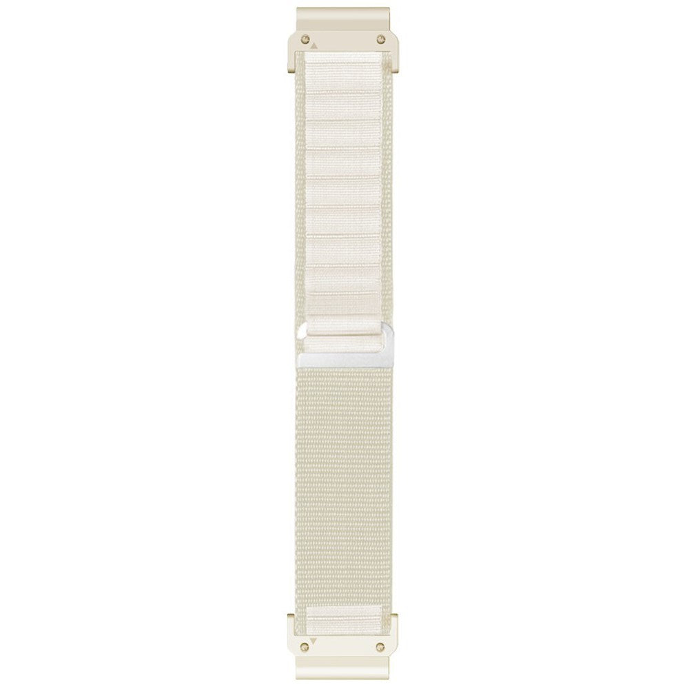 Universal Garmin 22mm QuickFit EIDERWOOD Nylon Rem - Hvid