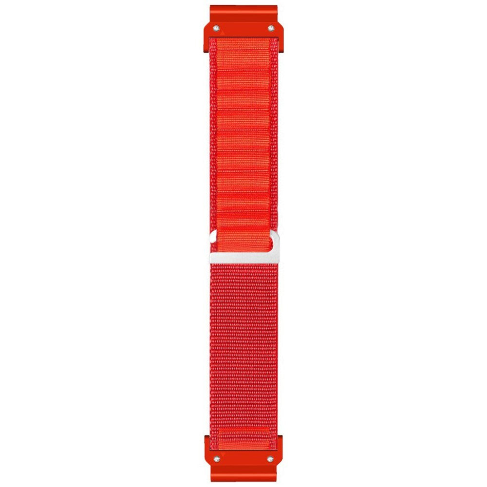 Universal Garmin 22mm QuickFit EIDERWOOD Nylon Rem - Rød