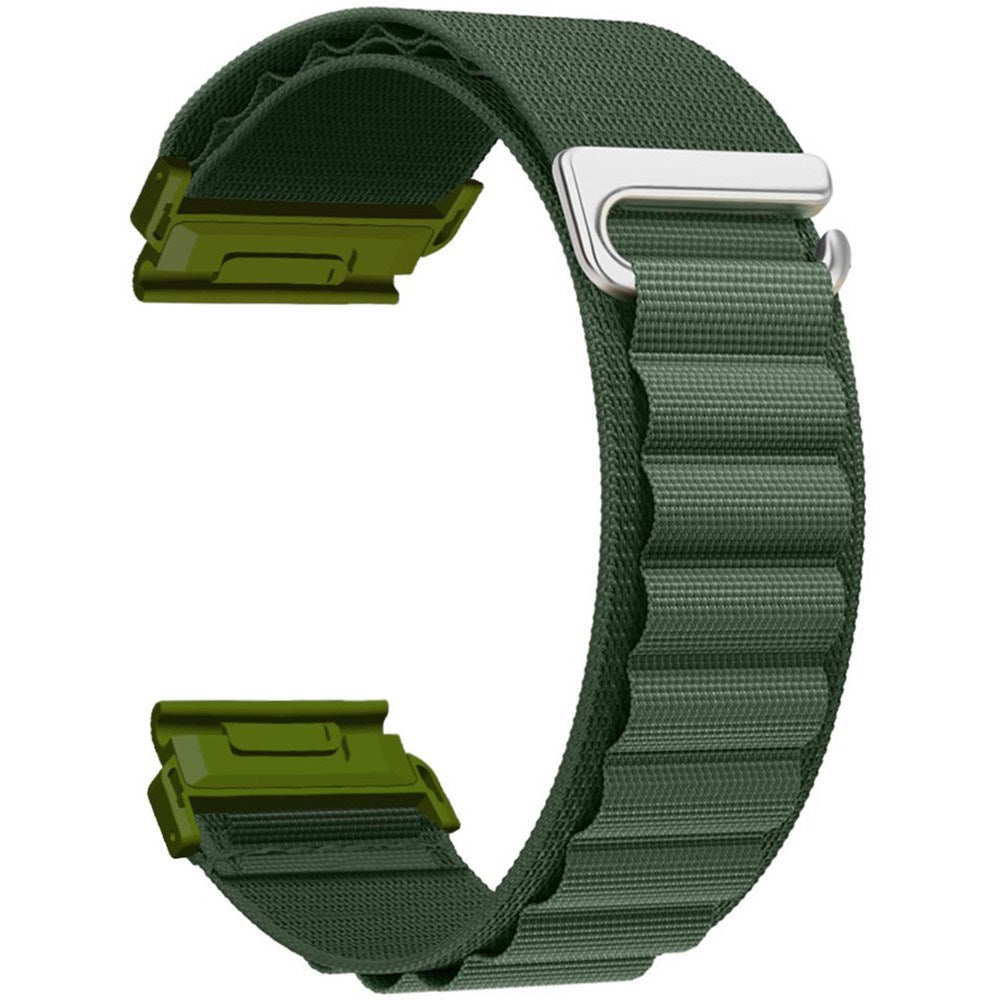 Universal Garmin 22mm QuickFit EIDERWOOD Nylon Rem - Grøn