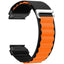 Universal Garmin 26mm Nylon Rem - Sort / Orange