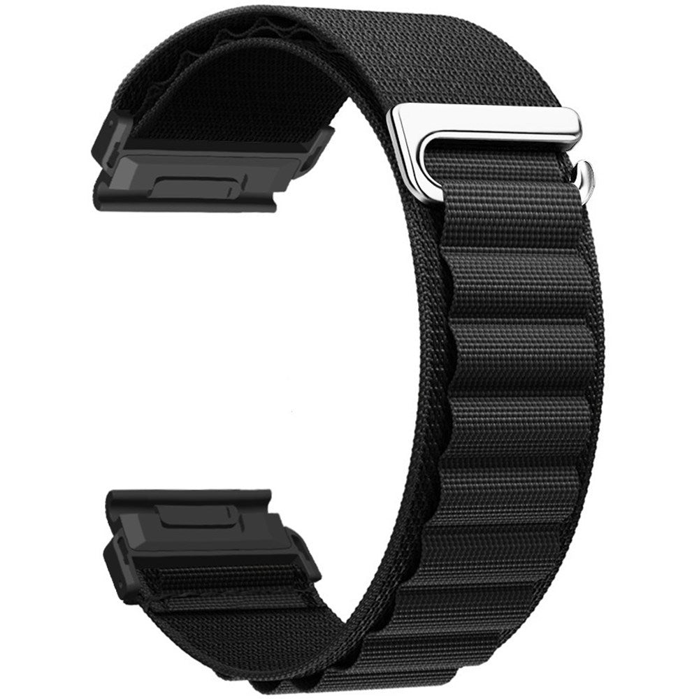 Universal Garmin 26mm Nylon Rem - Sort