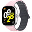 Xiaomi Smart Band 10 Pro / 9 Pro / 8 Pro Tofarvet Magnetisk Fleksibelt Plast Rem - Lyserød / Grå