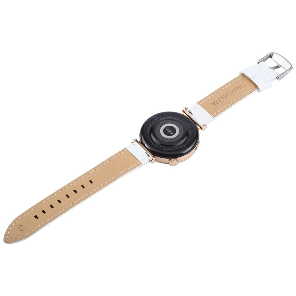 Garmin Lily 2 Active / Lily 2 EIDERWOOD Ægte Læder Rem - Hvid