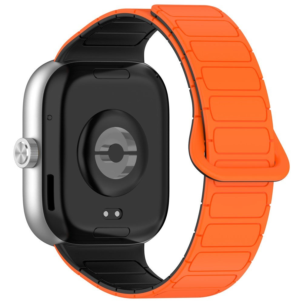 Xiaomi Redmi Watch 5 EIDERWOOD Tofarvet Silikone Rem - Orange / Sort