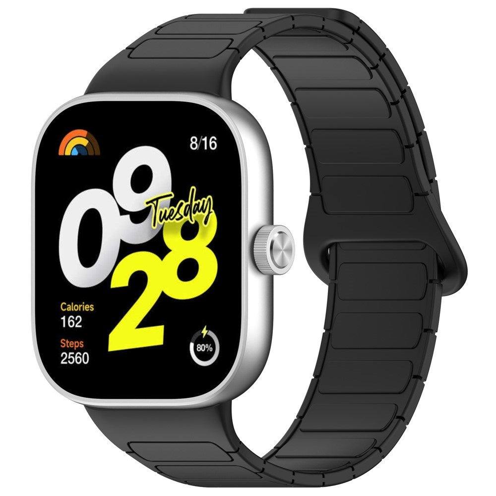 Xiaomi Redmi Watch 5 EIDERWOOD Tofarvet Silikone Rem - Sort