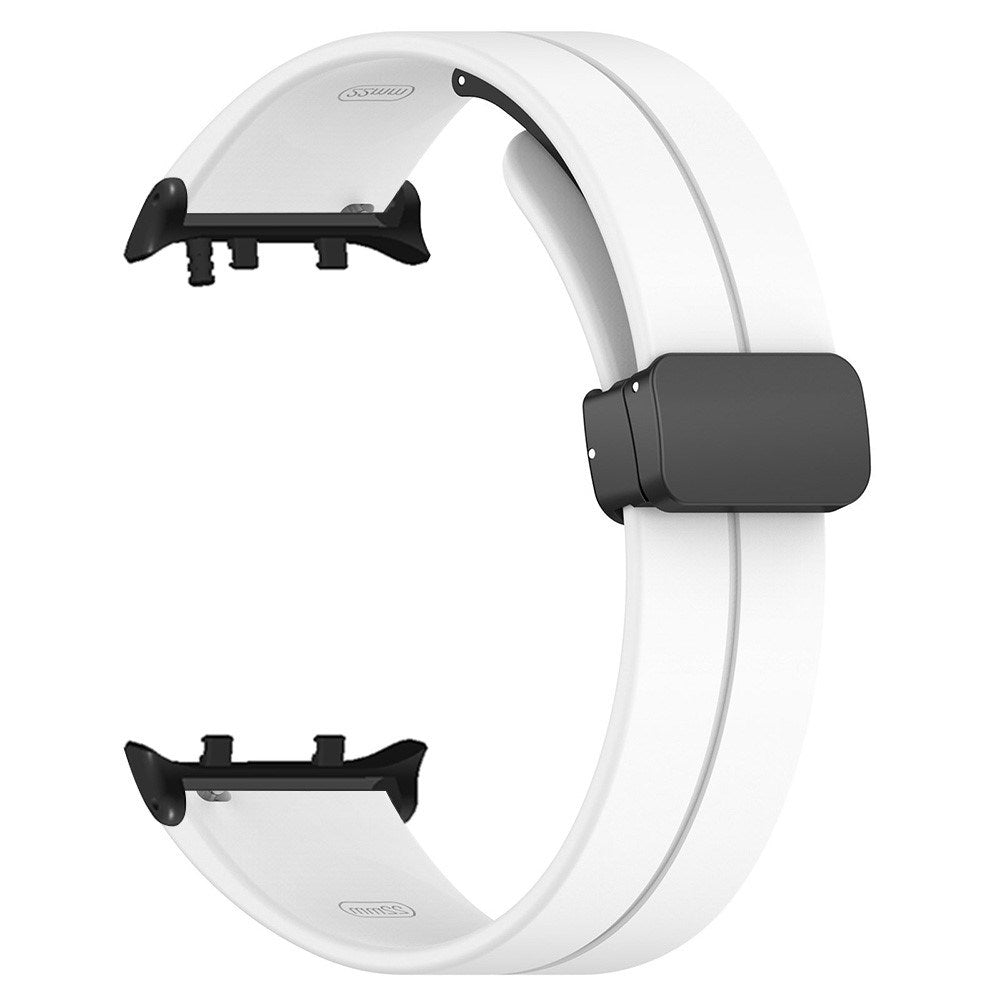 Huawei Watch D2 (48mm) EIDERWOOD Magnetisk Silikone Rem - Hvid