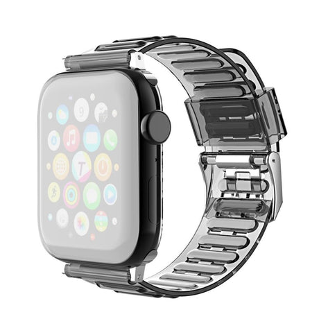 Smartwatch Fleksibel Plastik Rem (22mm) m. Spænde - Sort