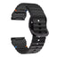 Universal Garmin 26mm QuickFit EIDERWOOD Wavy Silikone Rem - Sort