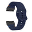 Universal Garmin 26mm QuickFit EIDERWOOD Wavy Silikone Rem - Blå