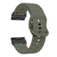 Universal Garmin 26mm QuickFit EIDERWOOD Wavy Silikone Rem - Grøn
