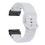 Universal Garmin 26mm QuickFit EIDERWOOD Wavy Silikone Rem - Grå