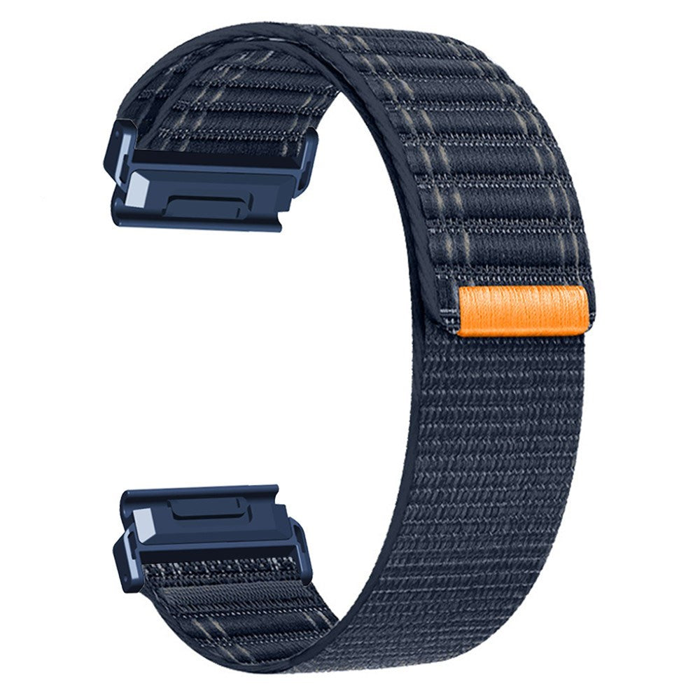 Universal Garmin 22mm QuickFit EIDERWOOD Nylon Loop Urrem - Blå