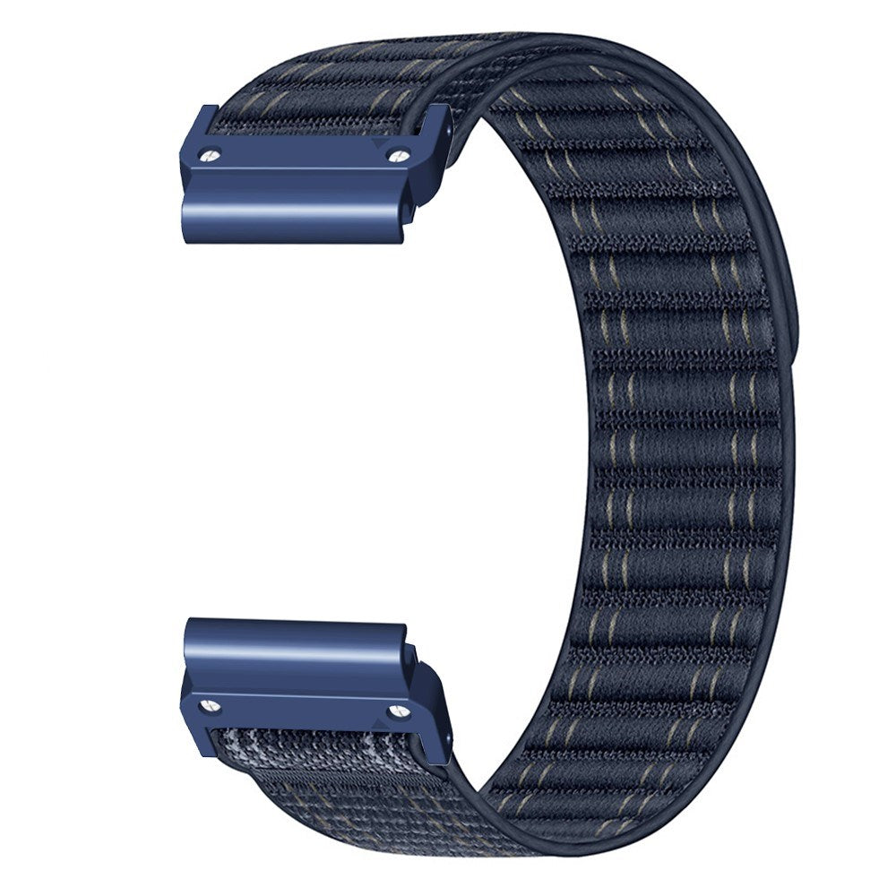 Universal Garmin 22mm QuickFit EIDERWOOD Nylon Loop Urrem - Blå