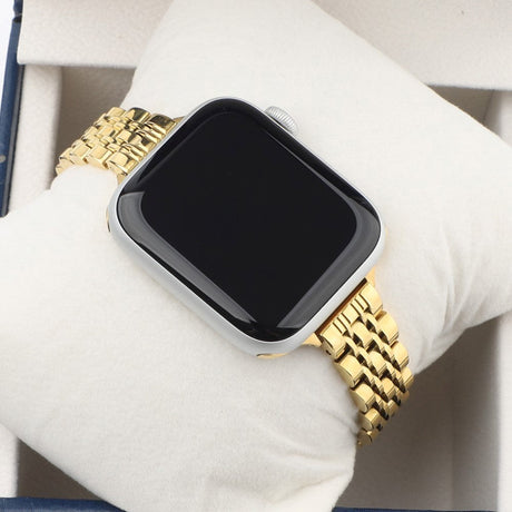 Apple Watch (38/40/SE/41/42mm) Rustfri Stål Rem - Guld