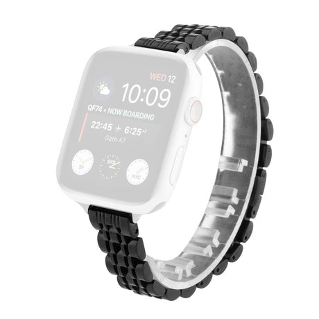 Apple Watch (38/40/SE/41/42mm) Rustfri Stål Rem - Sort
