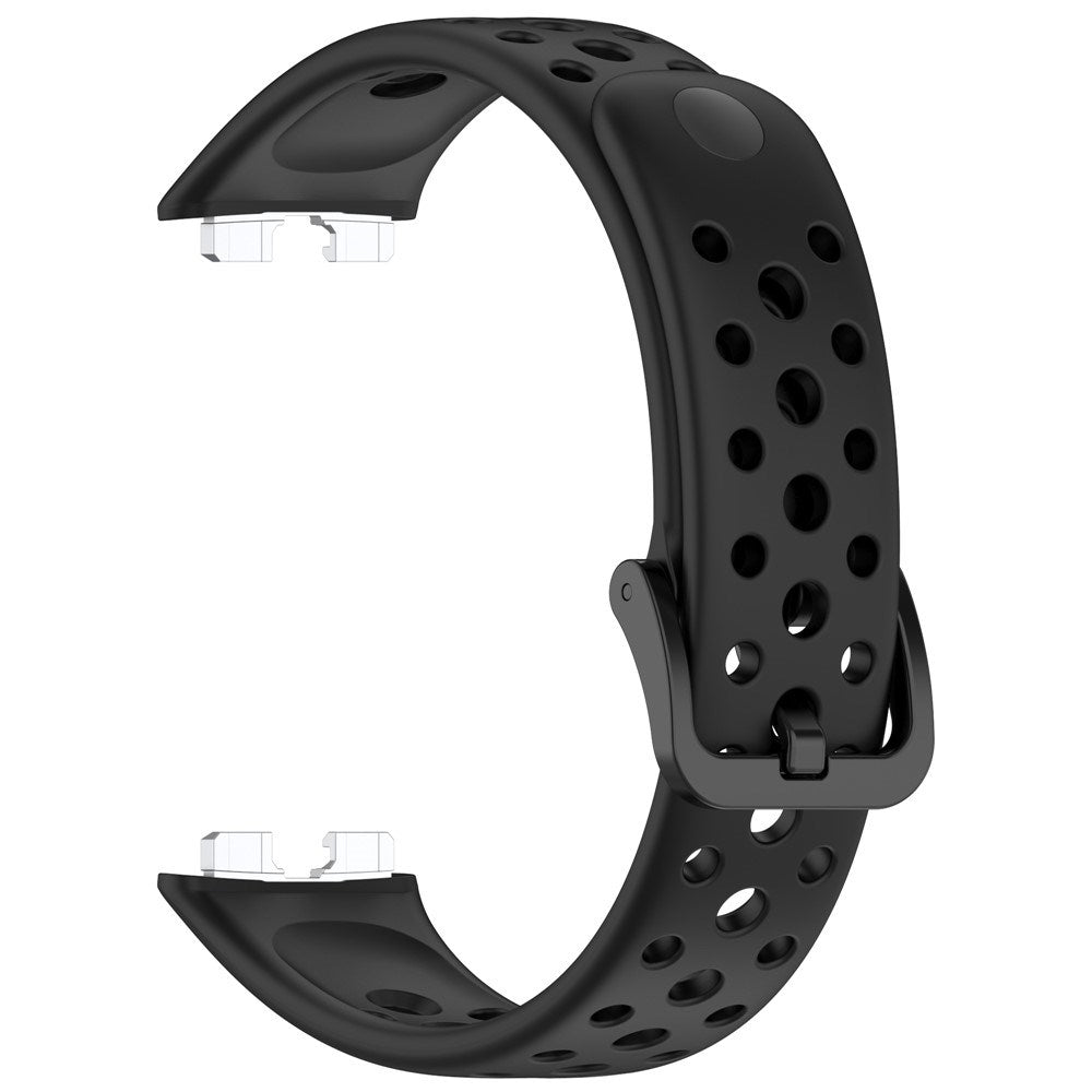 Huawei Band 10 / 9 / 8 EIDERWOOD Silikone Rem - Sort