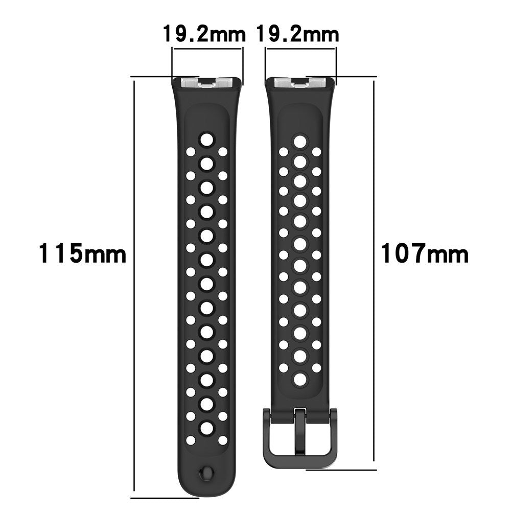 Huawei Band 10 / 9 / 8 EIDERWOOD Silikone Rem - Sort