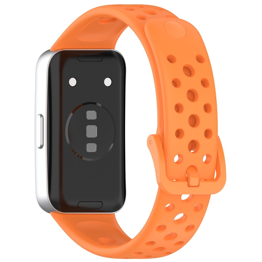 Huawei Band 10 / 9 / 8 EIDERWOOD Silikone Rem - Orange