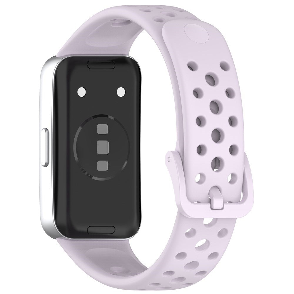 Huawei Band 10 / 9 / 8 EIDERWOOD Silikone Rem - Lilla