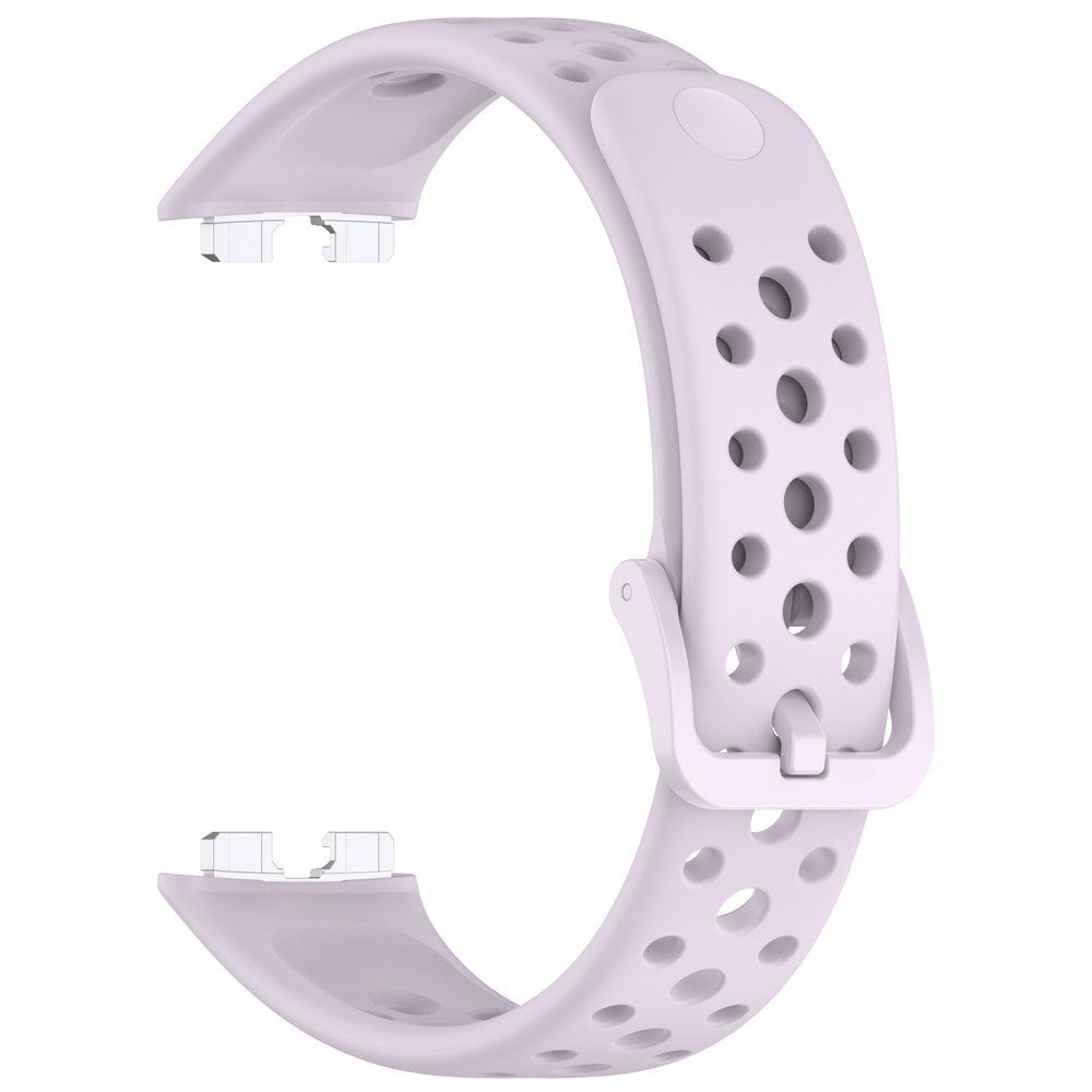 Huawei Band 10 / 9 / 8 EIDERWOOD Silikone Rem - Lilla