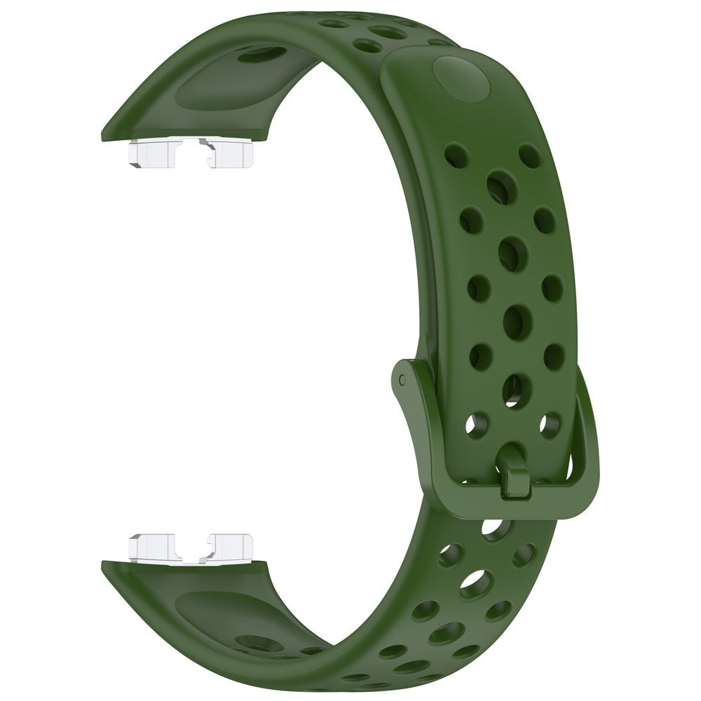 Huawei Band 10 / 9 / 8 EIDERWOOD Silikone Rem - Grøn
